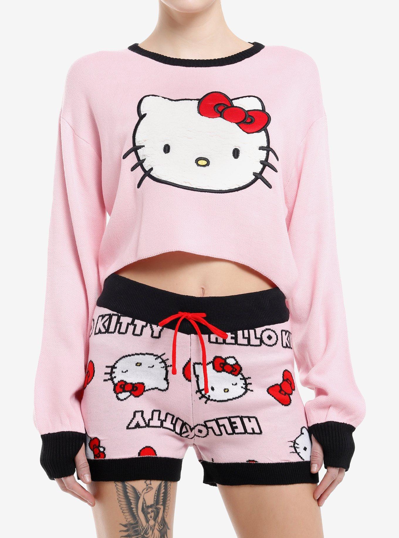 Hello Kitty Knit Girls Lounge Set, , hi-res