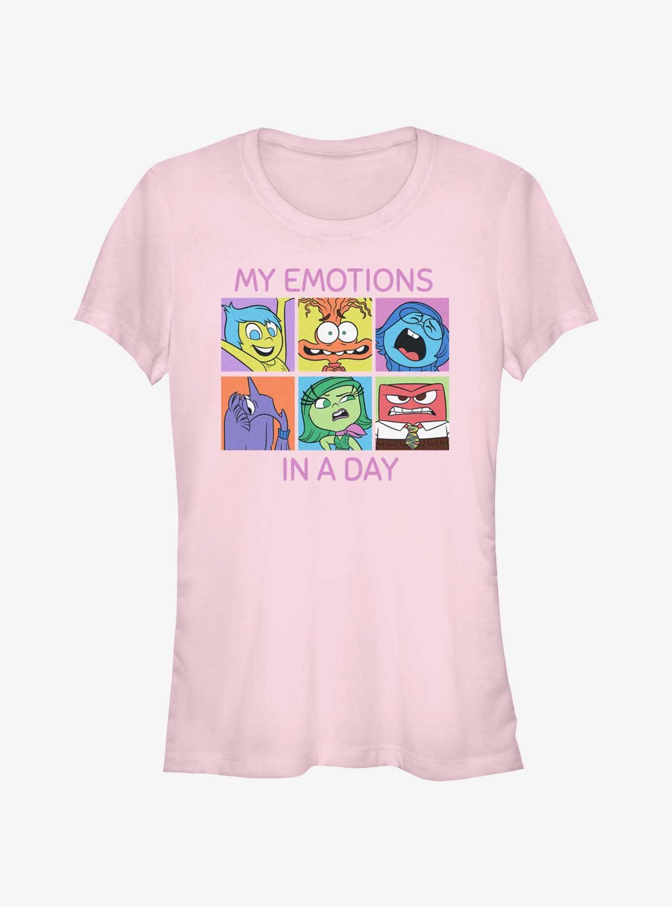 Disney Pixar Inside Out 2 My Emotions In A Day Girls T-Shirt, , hi-res