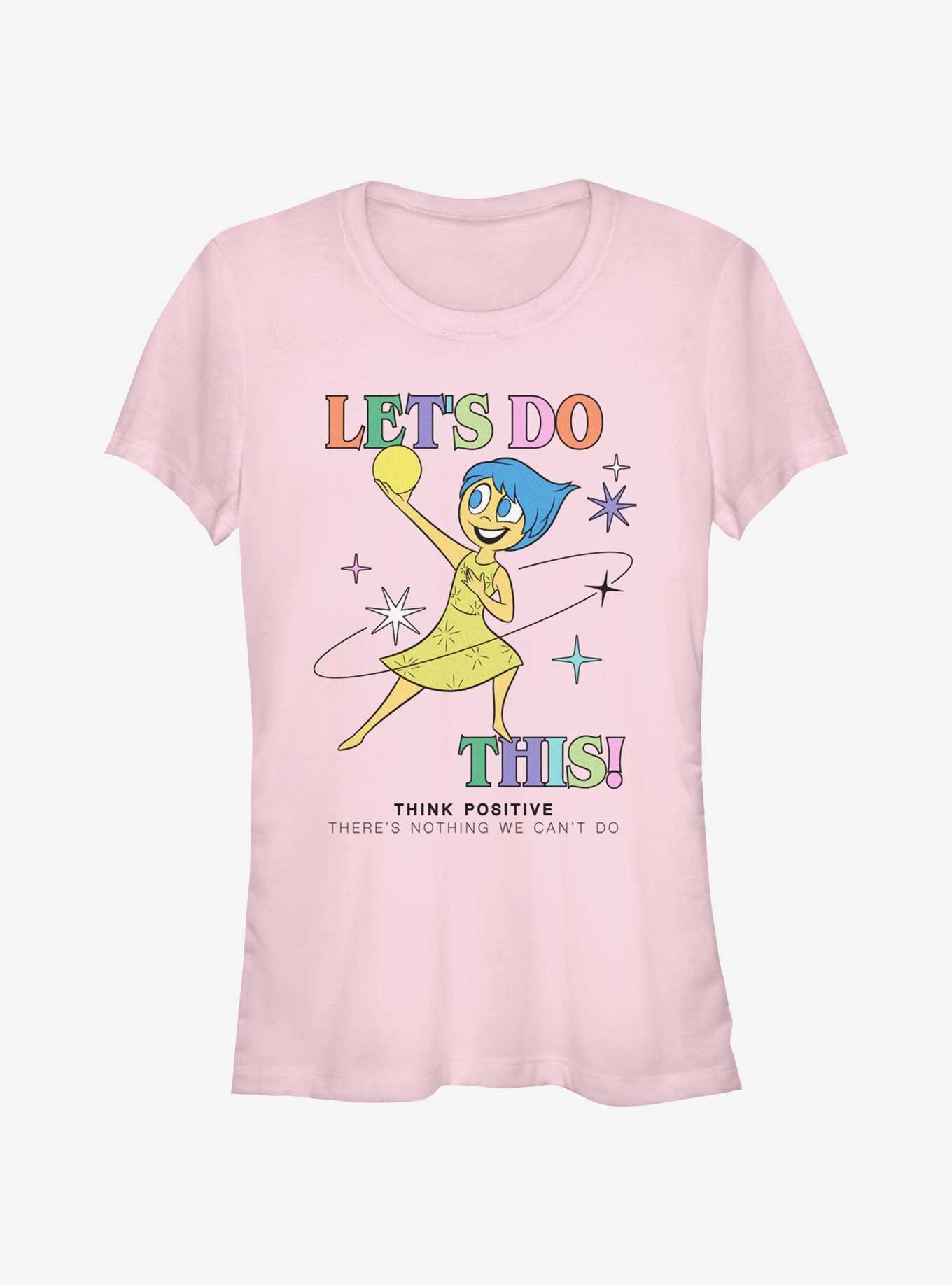 Disney Pixar Inside Out 2 Let's Do This Joy Girls T-Shirt