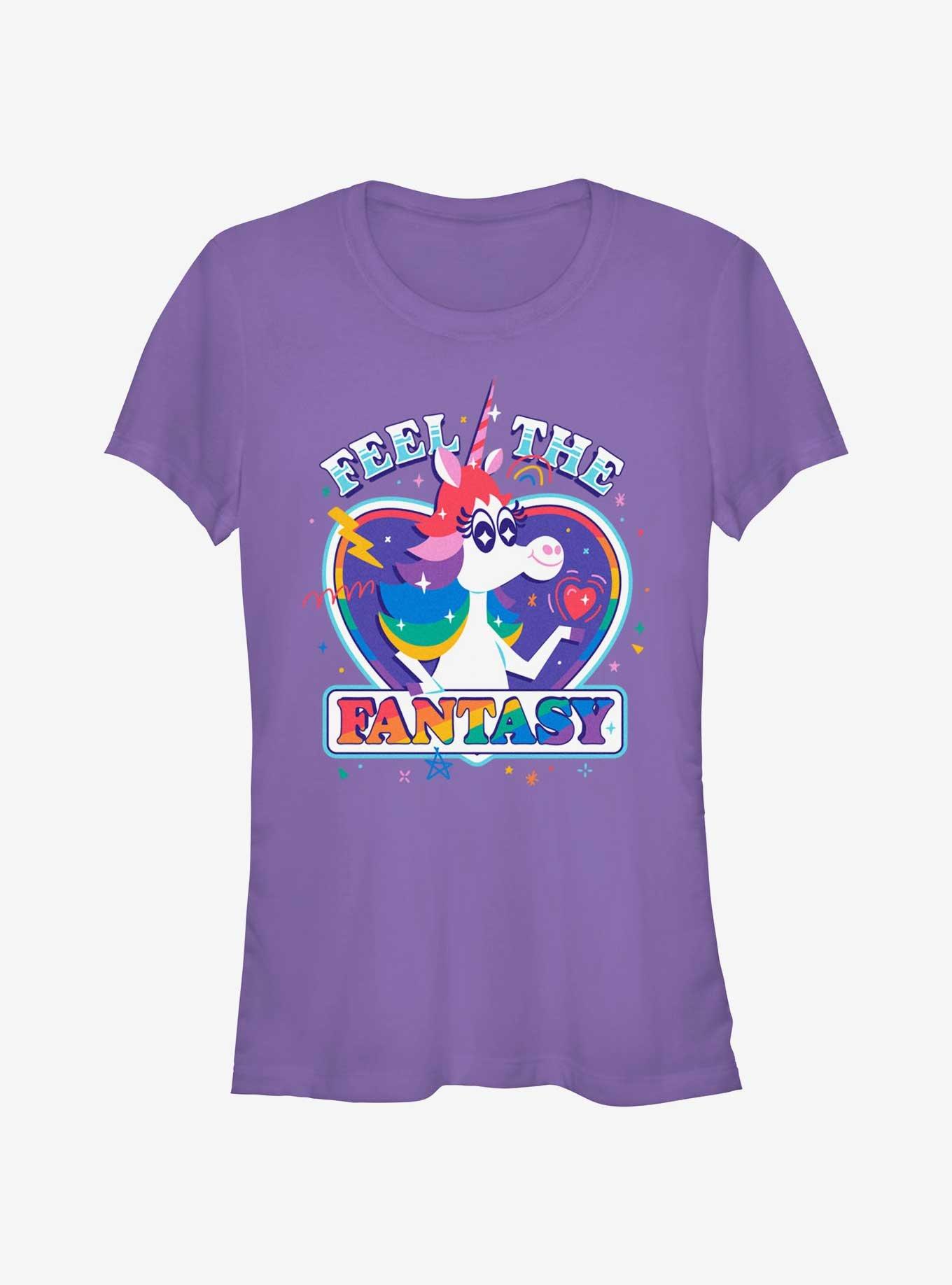 Disney Pixar Inside Out 2 Feel The Fantasy Unicorn Girls T-Shirt