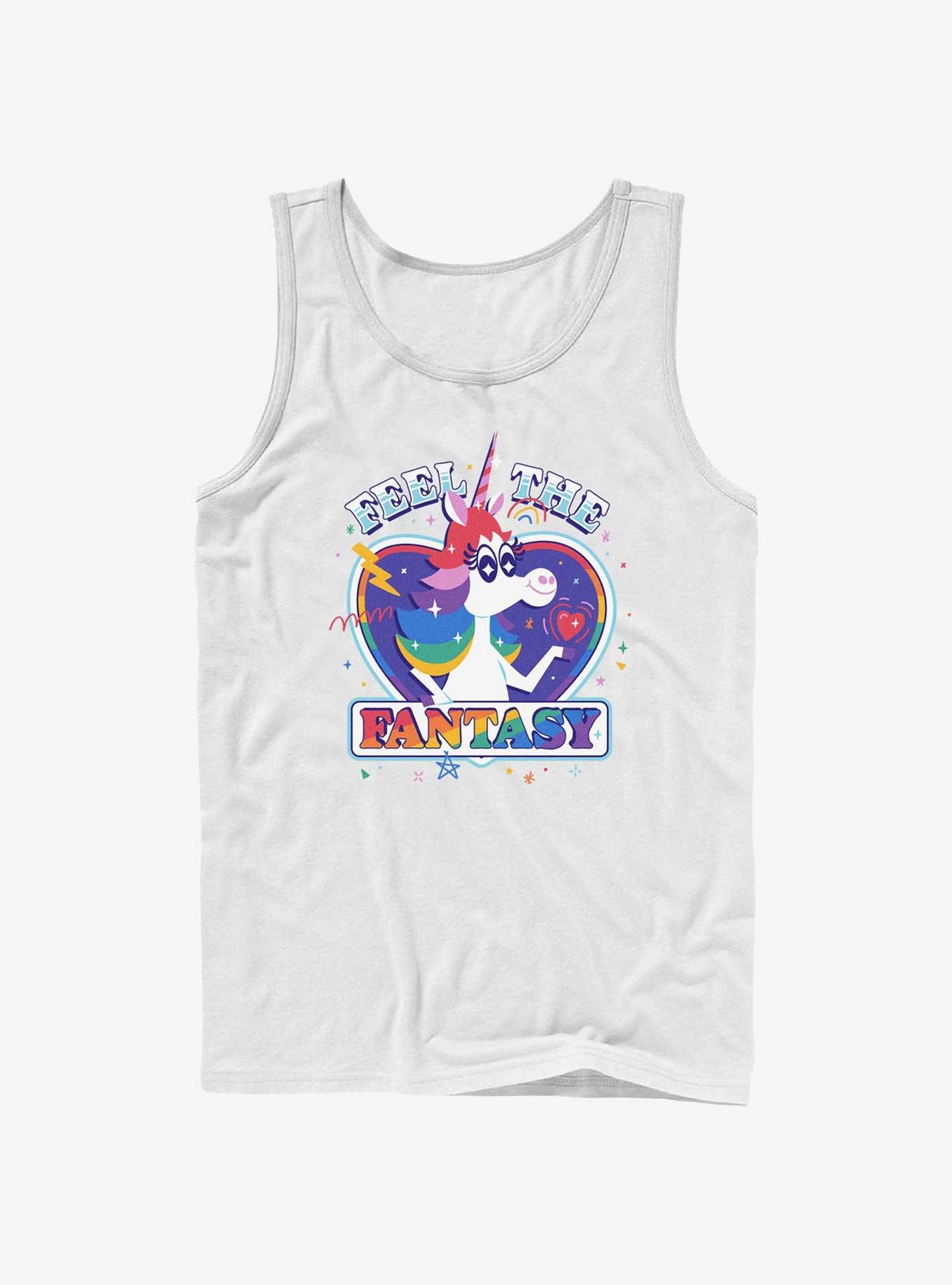 Disney Pixar Inside Out 2 Feel The Fantasy Unicorn Tank, WHITE, hi-res