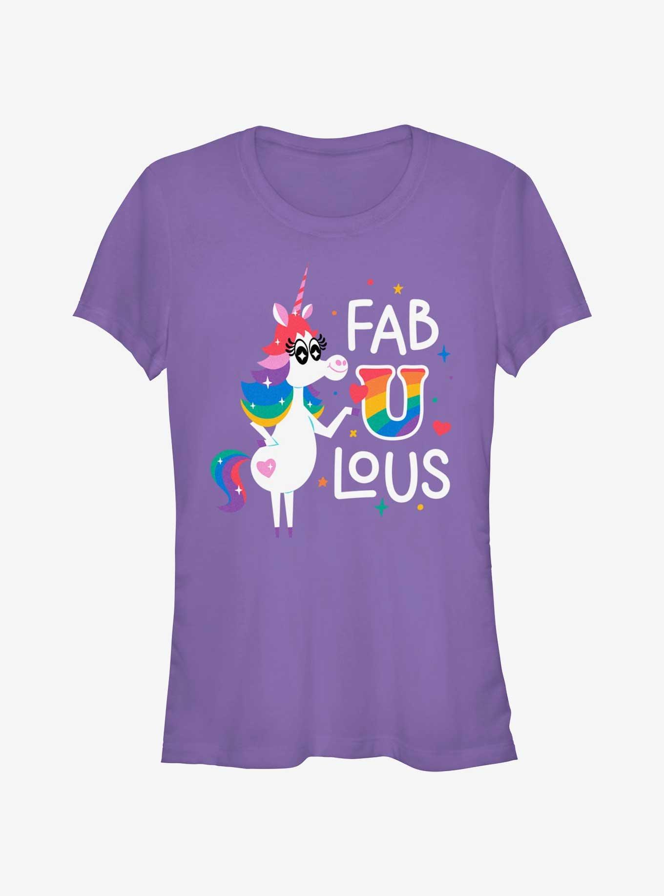 Disney Pixar Inside Out 2 Unicorn Fabulous Rainbow Girls T-Shirt, , hi-res