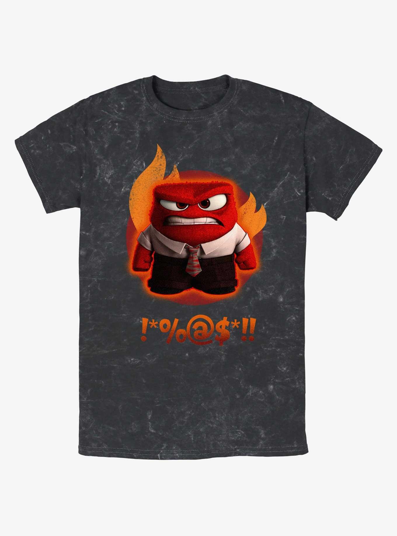 Disney Pixar Inside Out 2 Anger Managed Mineral Wash T-Shirt, , hi-res