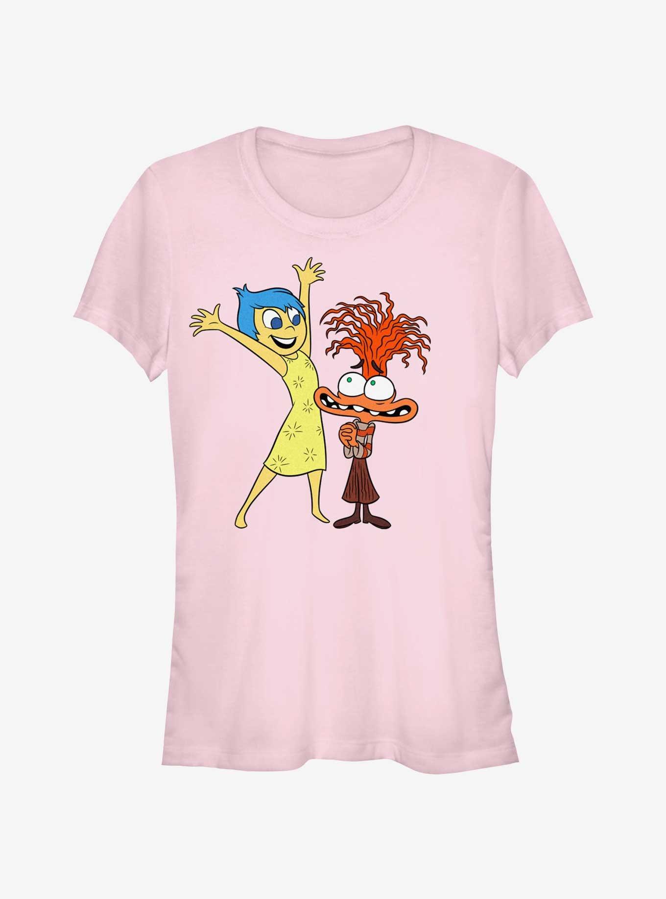 Disney Pixar Inside Out 2 Joy And Anxiety Girls T-Shirt, LIGHT PINK, hi-res