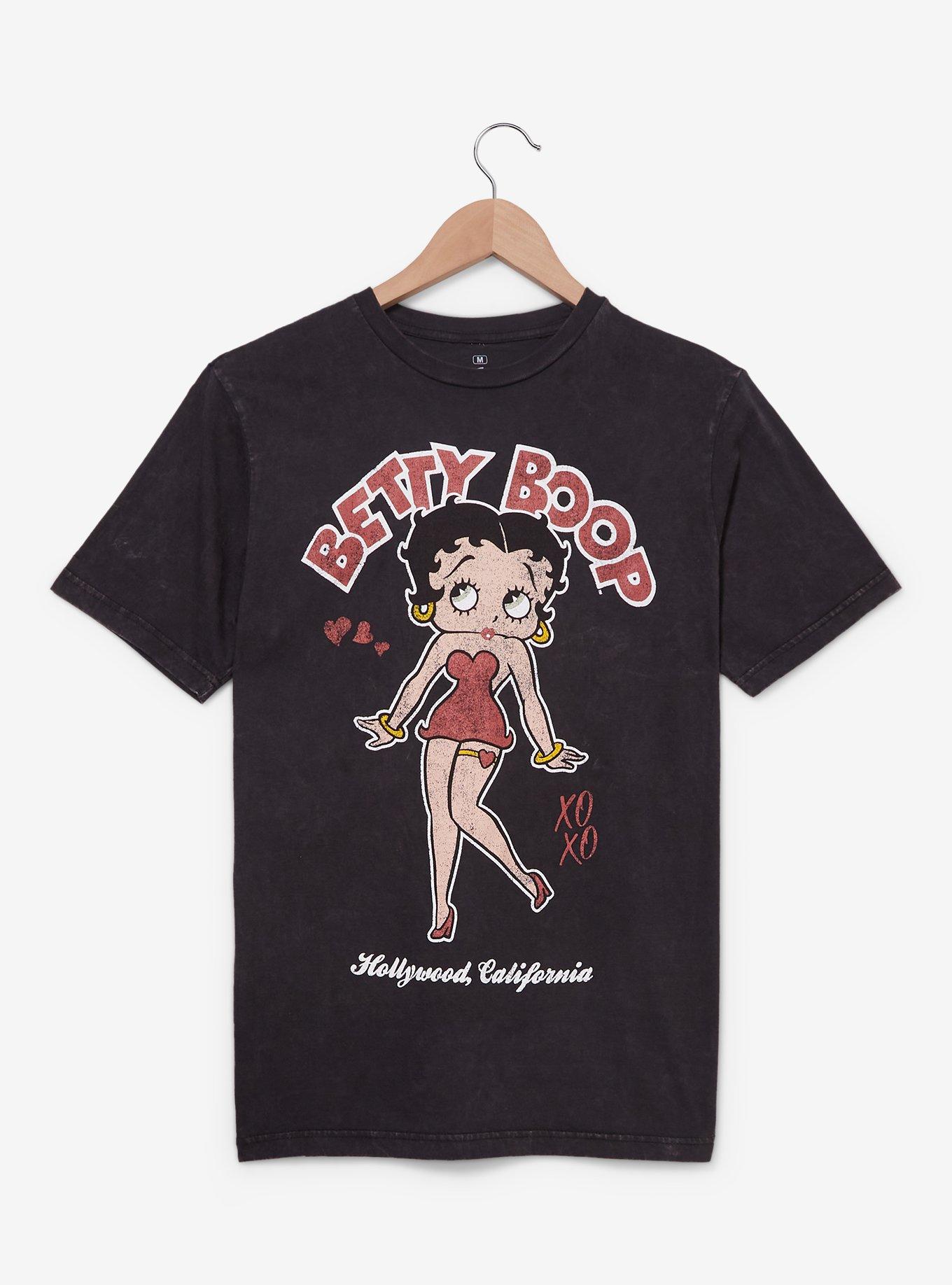 Betty Boop Portrait Vintage Wash Women's T-Shirt - BoxLunch Exclusive, , hi-res