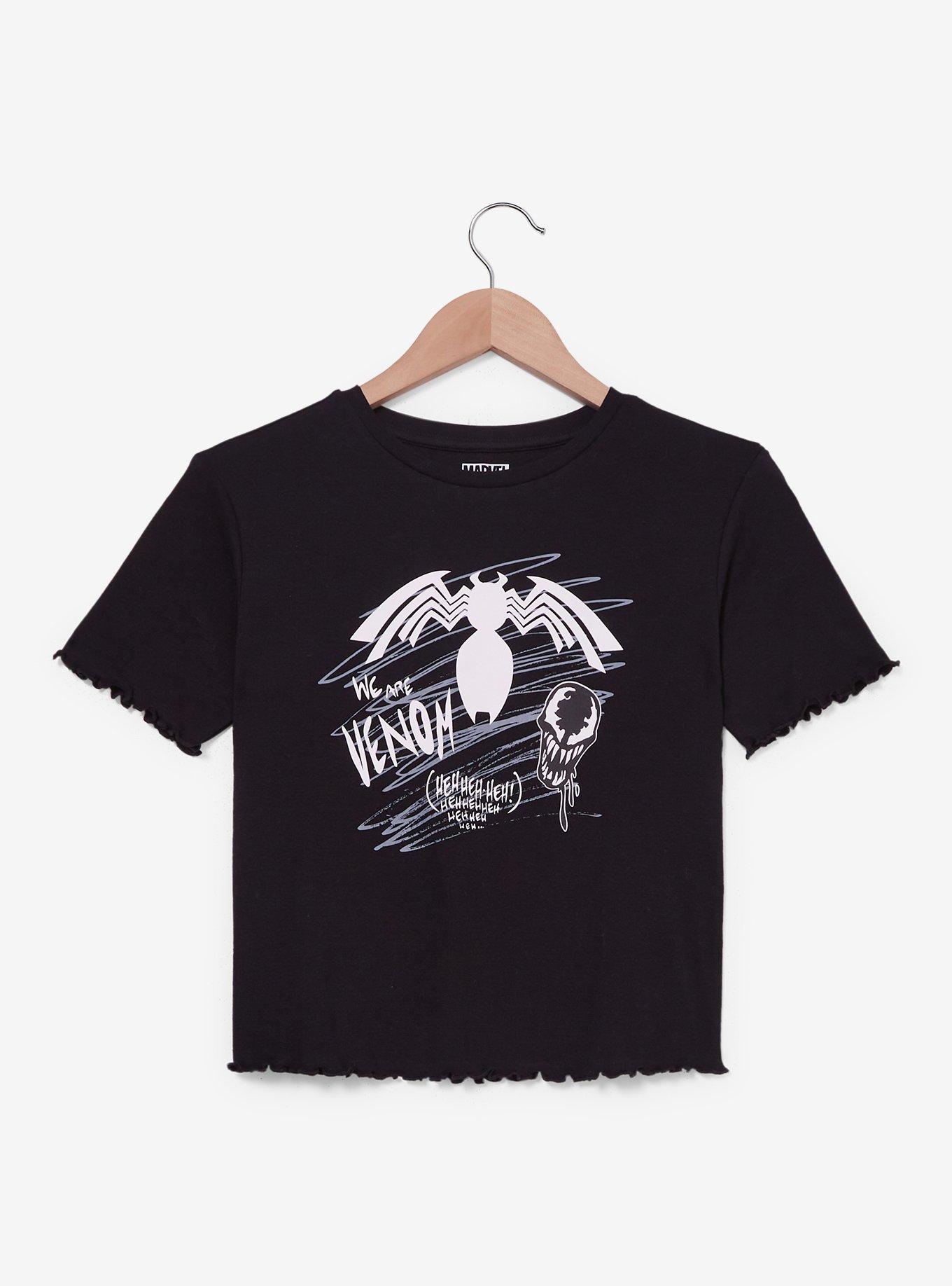 Marvel Venom Icons Cropped Women's Baby Tee - BoxLunch Exclusive, , hi-res