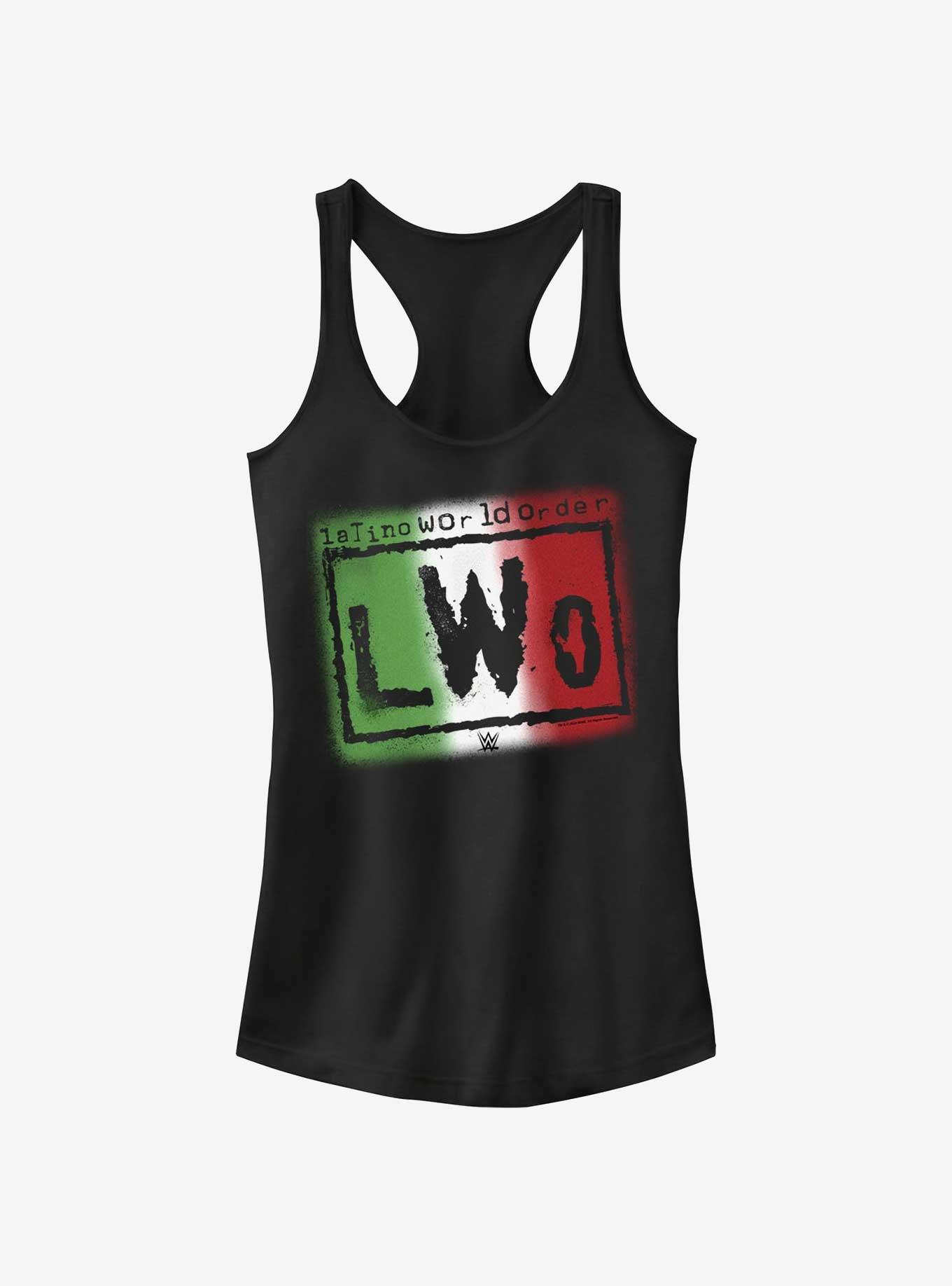 WWE LWO Latino World Order Logo Girls Tank - BLACK | Hot Topic