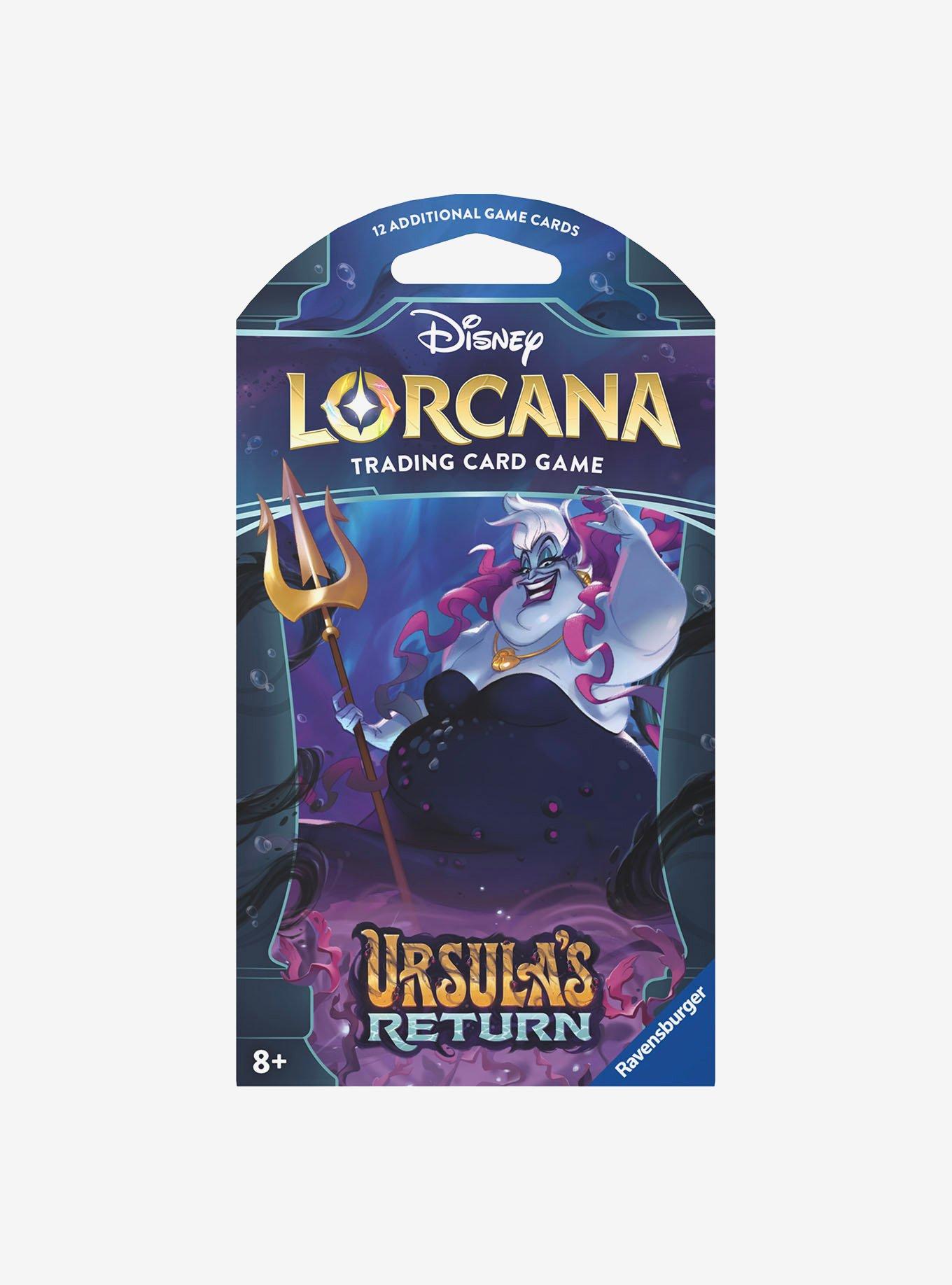 ursula returns booster box - Lorcana Chapter 4 Add more glimmers to your crew with Ursulas Return booster packs filled with 12 randomized cards Disney - Lorcana TCG -