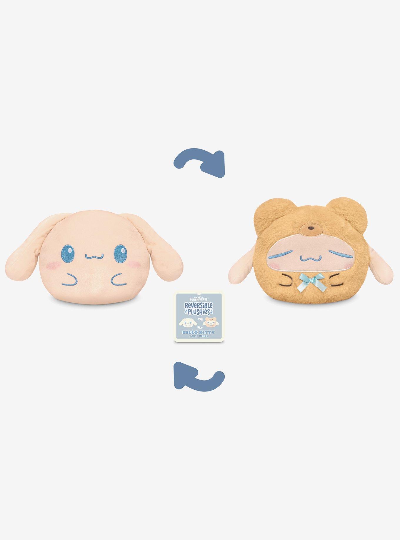 TeeTurtle Sanrio Cinnamoroll Latte Bear 6 Inch Reversible Plush, , hi-res