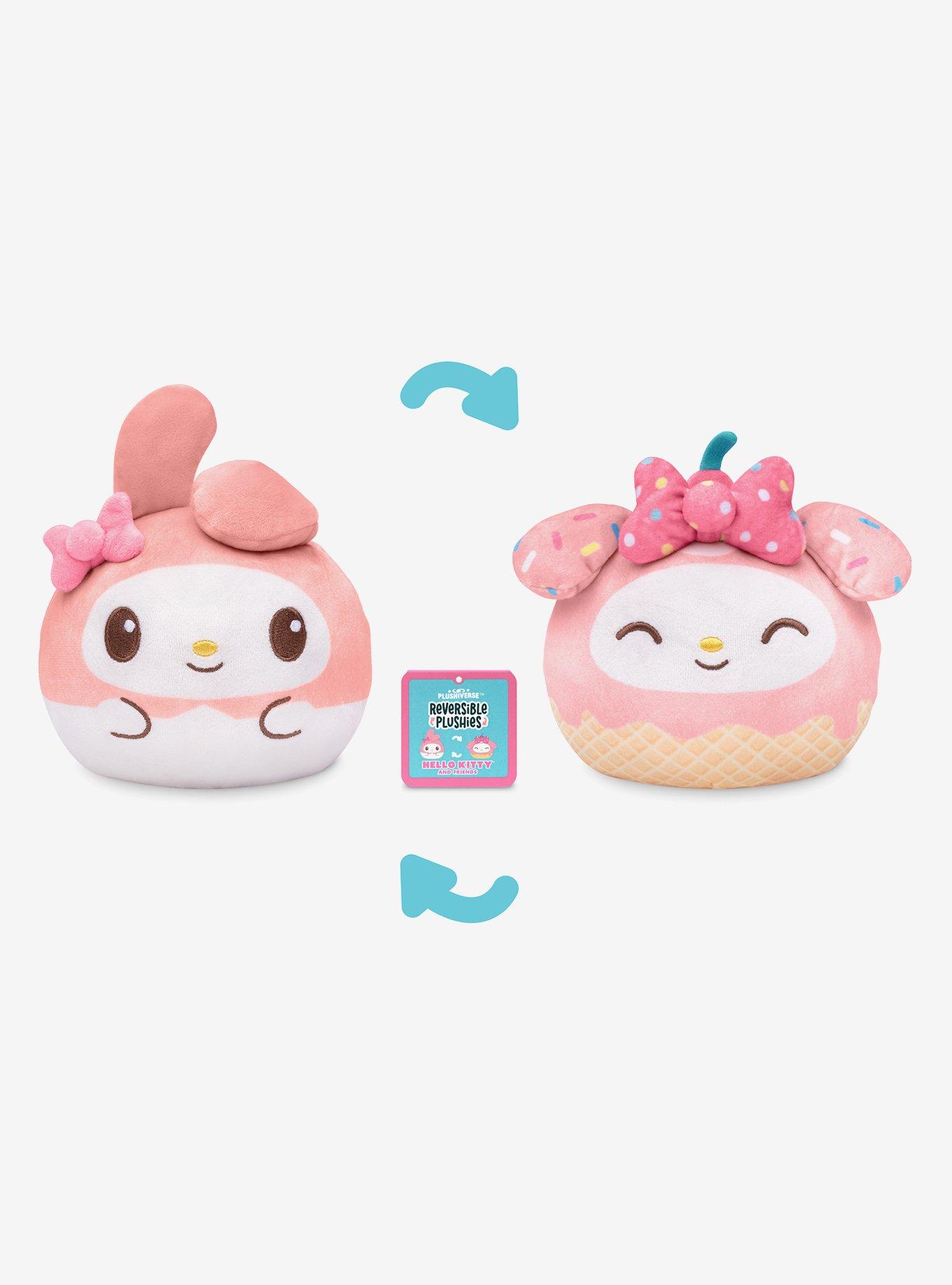 TeeTurtle Sanrio My Melody Ice Cream 4 Inch Reversible Plush, , hi-res