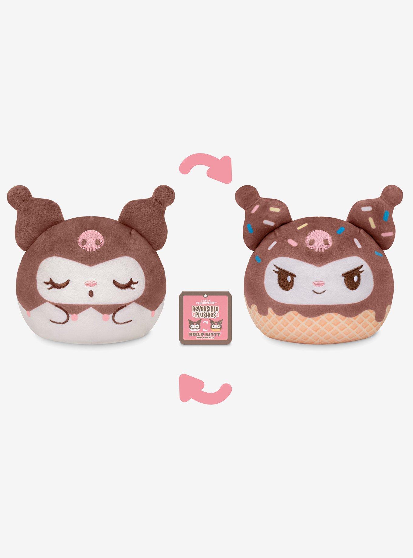 TeeTurtle Sanrio Kuromi Ice Cream 4 Inch Reversible Plush, , hi-res