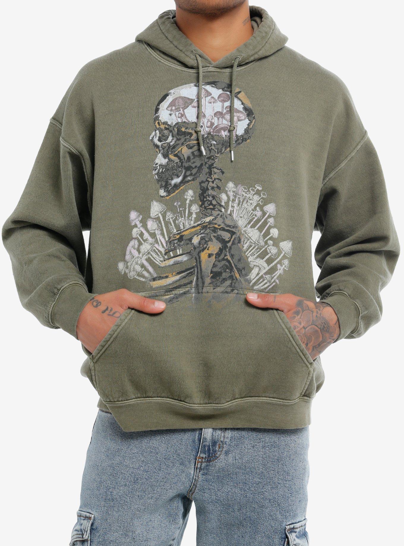 Social Collision Shroom Head Hoodie, BROWN, hi-res