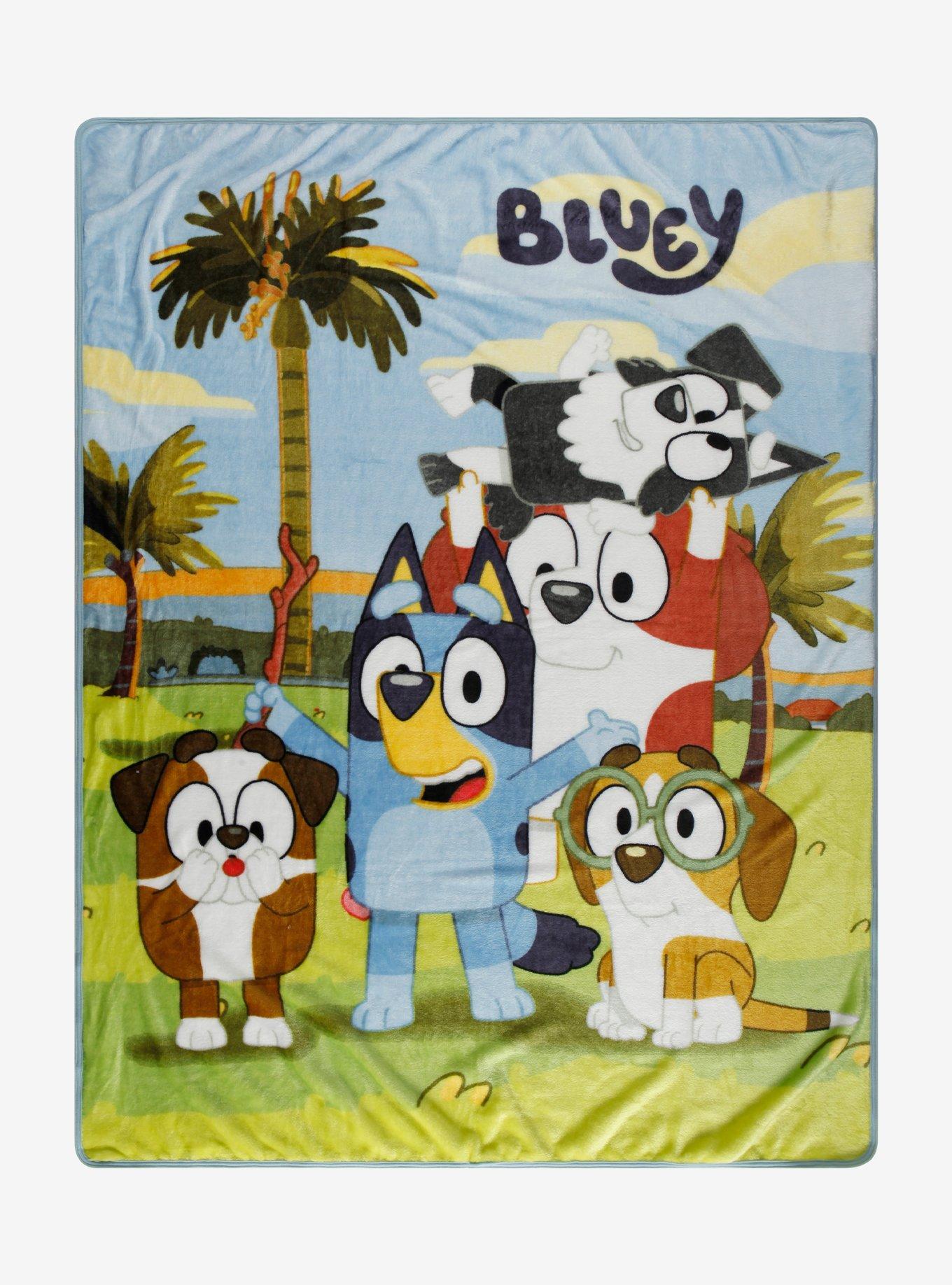 Bluey Friends Throw Blanket, , hi-res