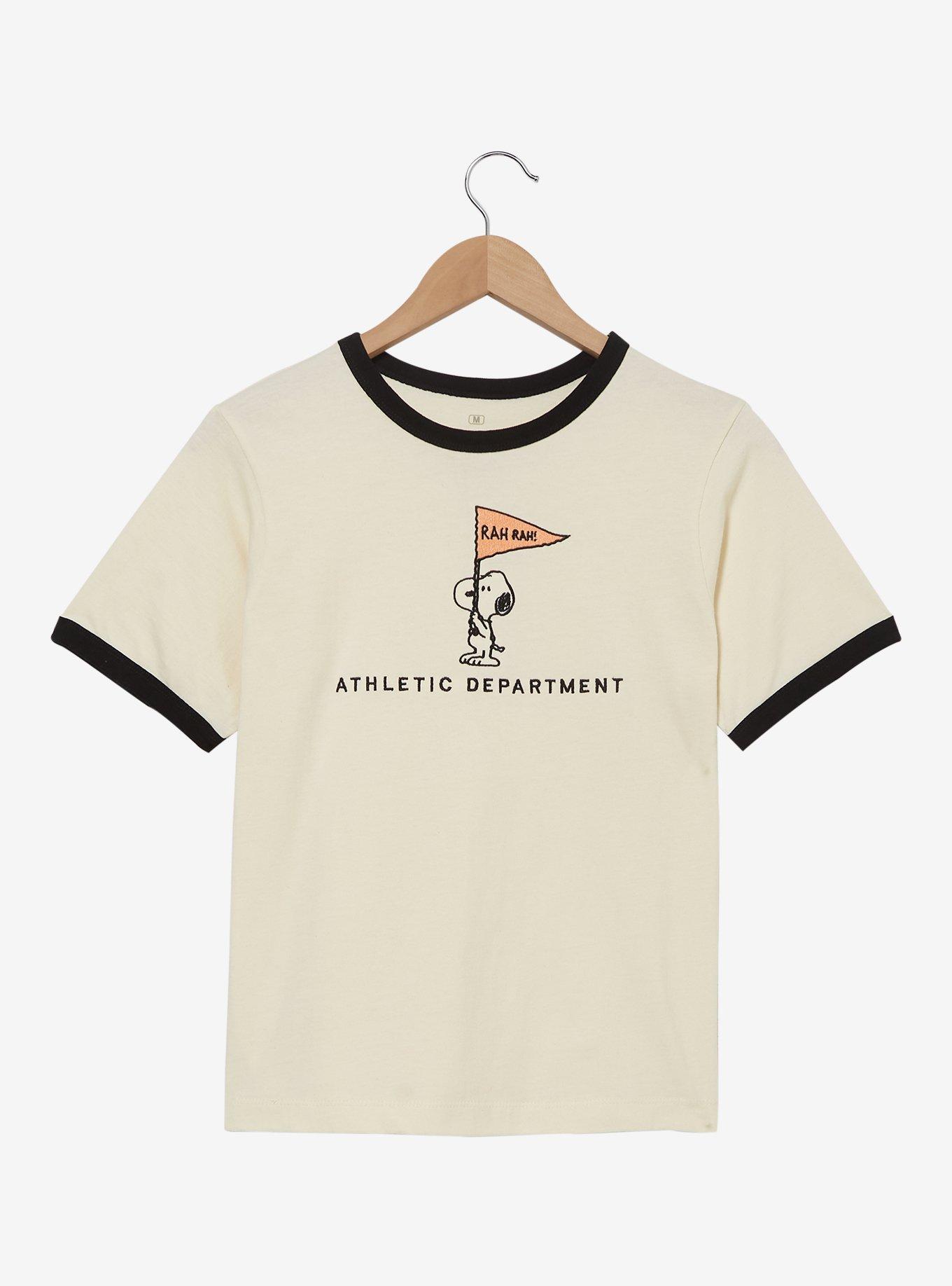 Peanuts Snoopy Athletic Department Women's Ringer T-Shirt - BoxLunch Exclusive, , hi-res