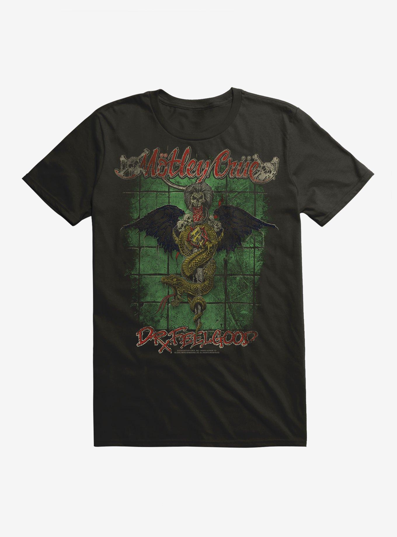 Motley Crue Dr. Feelgood Logo T-Shirt, , hi-res