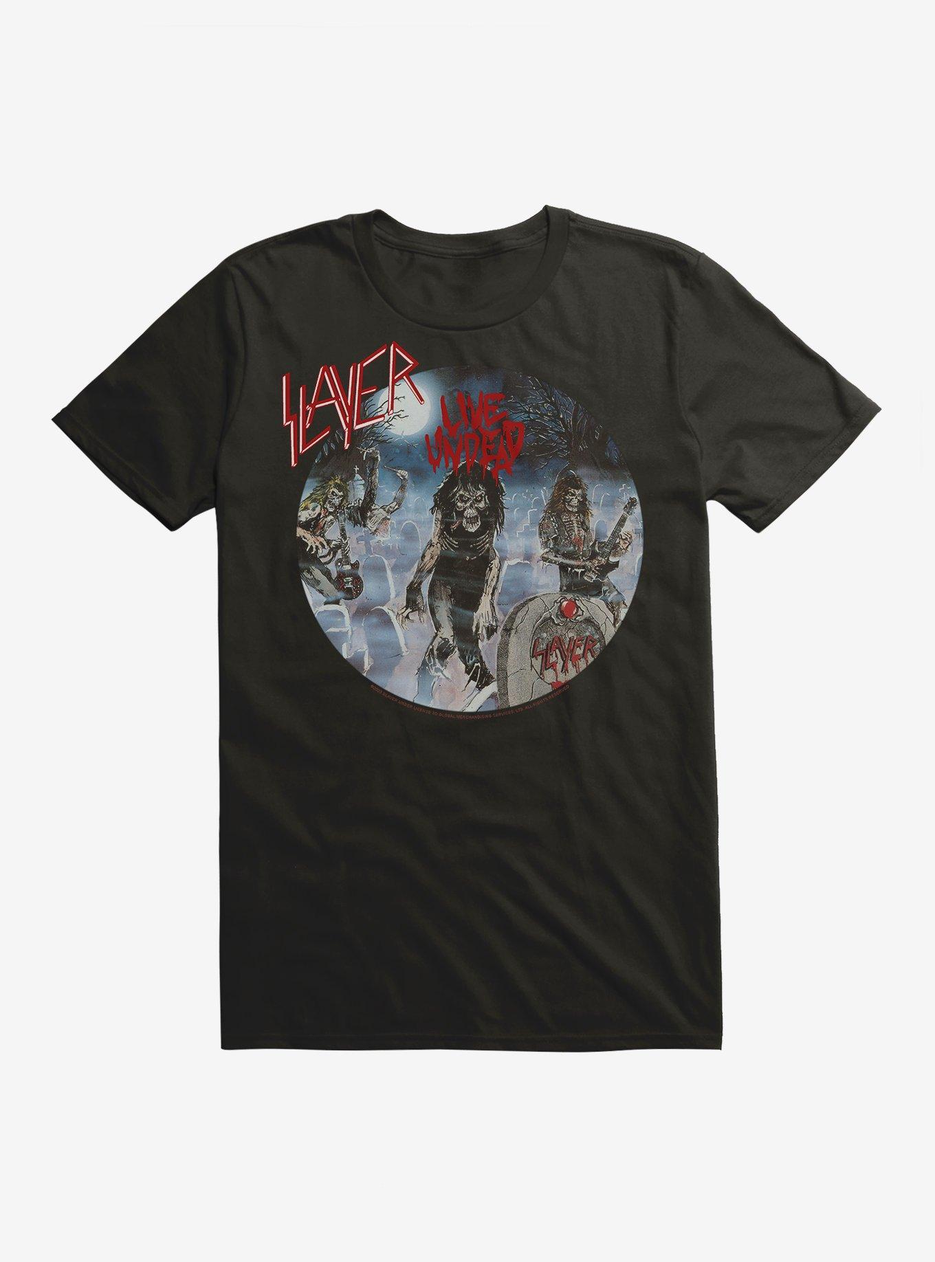 Slayer Live Undead T-Shirt, BLACK, hi-res