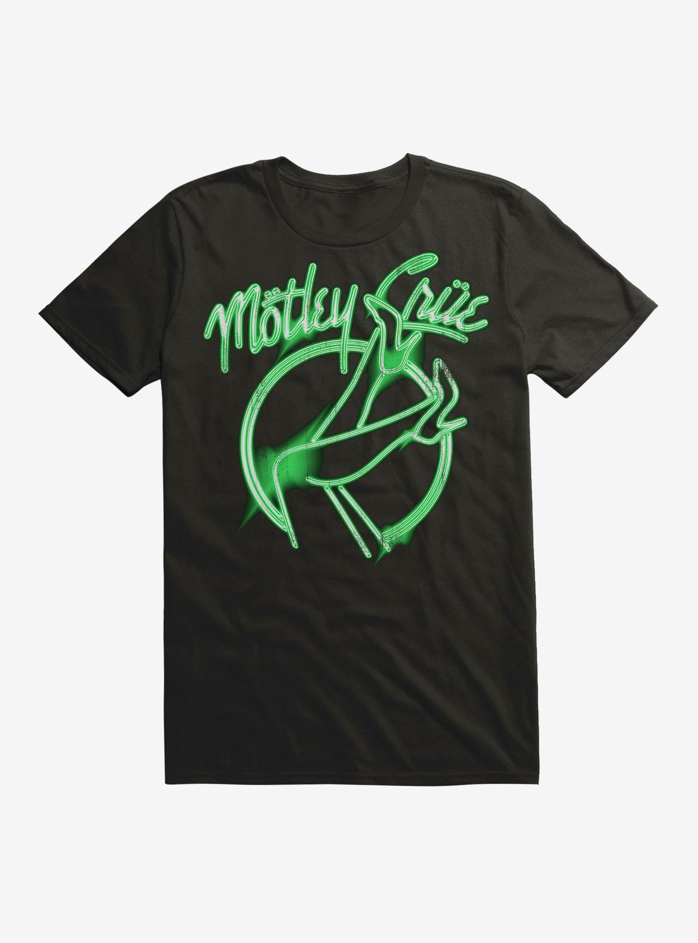 Motley Crue Neon Legs T-Shirt, BLACK, hi-res