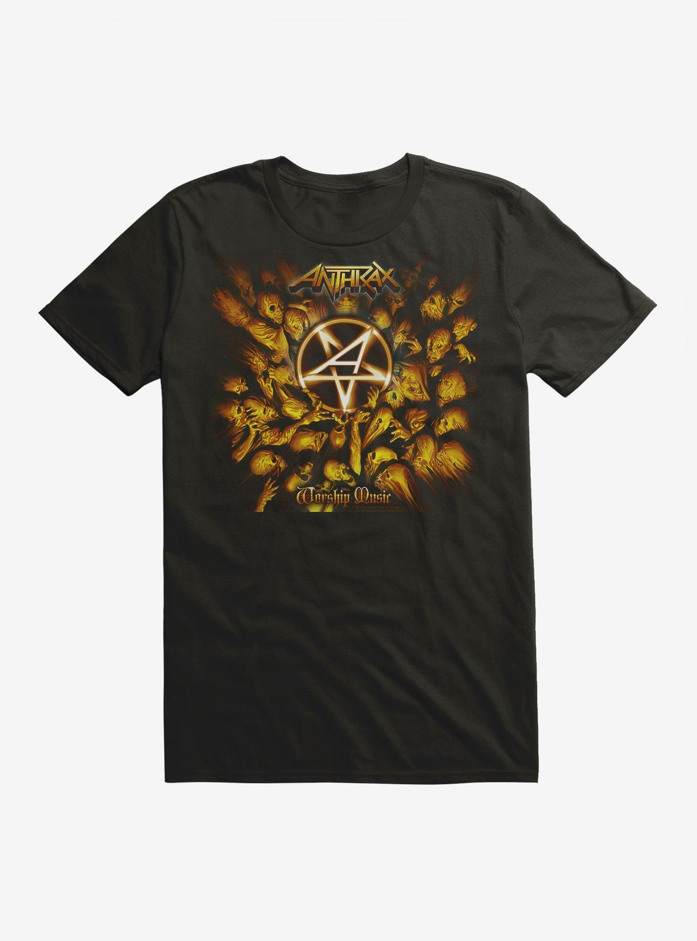 Anthrax Worship Music T-Shirt, BLACK, hi-res