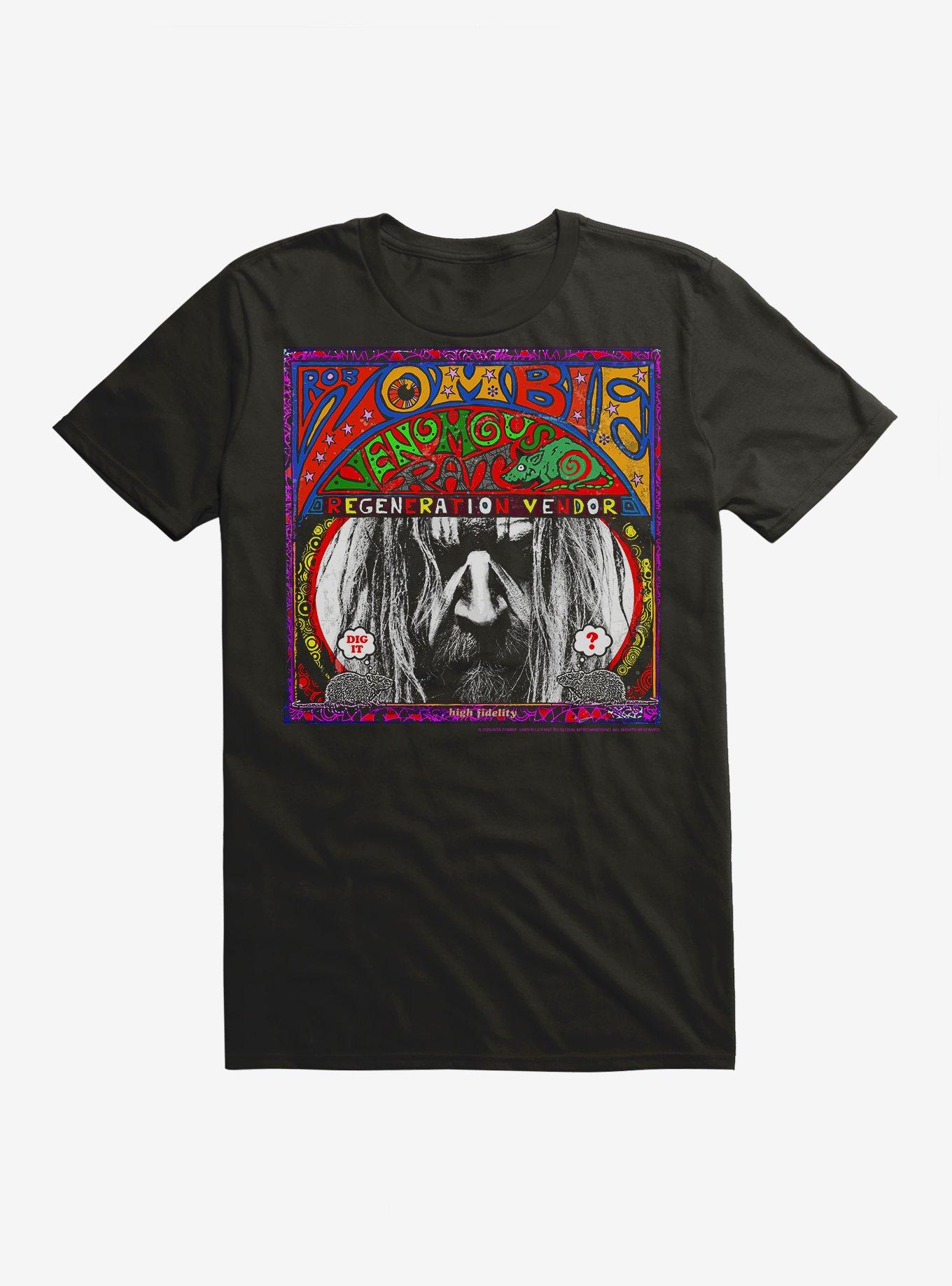 Rob Zombei Venomous Rat Regeneration Vendor T-Shirt, , hi-res