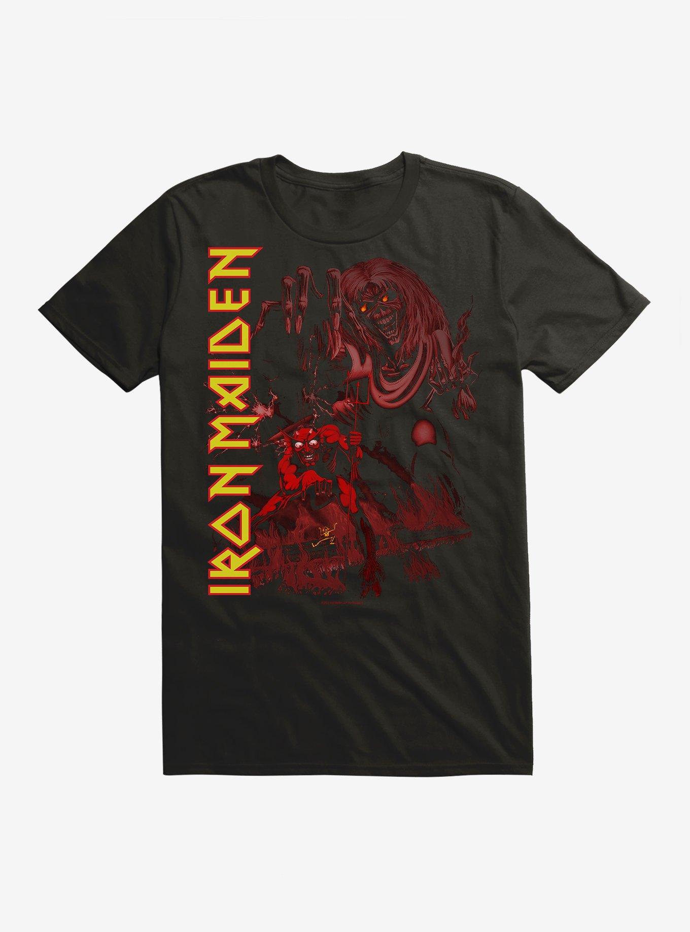 Iron Maiden The Number Of The Beast Red Cover T-Shirt, BLACK, hi-res