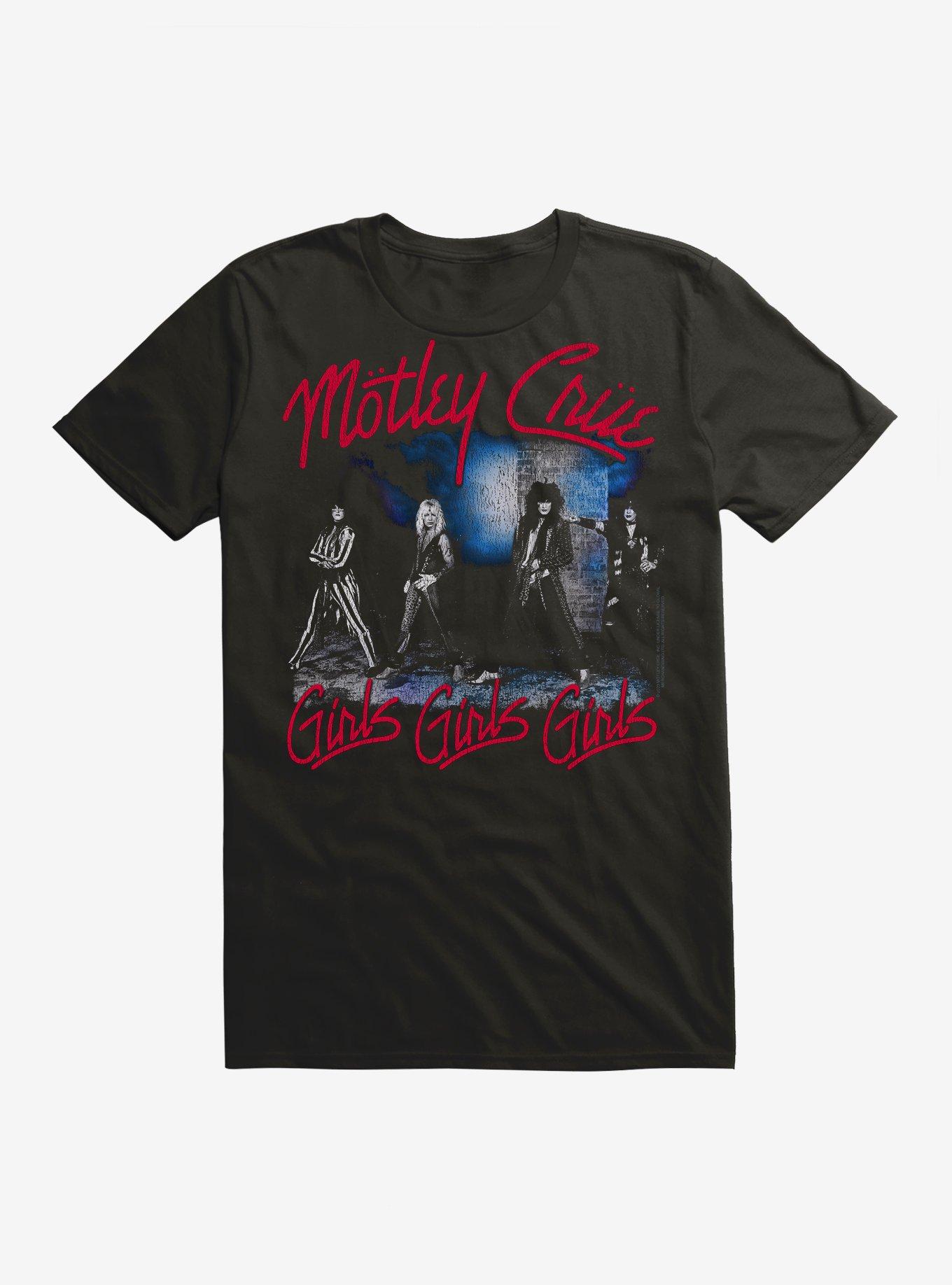 Motley Crue Girls Girls Girls Group Photo T-Shirt, , hi-res