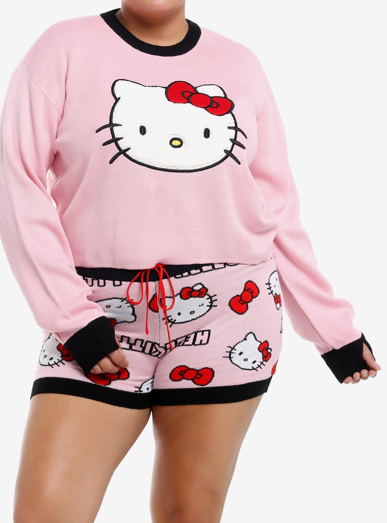 Hello Kitty Knit Lounge Set Plus Size, , hi-res