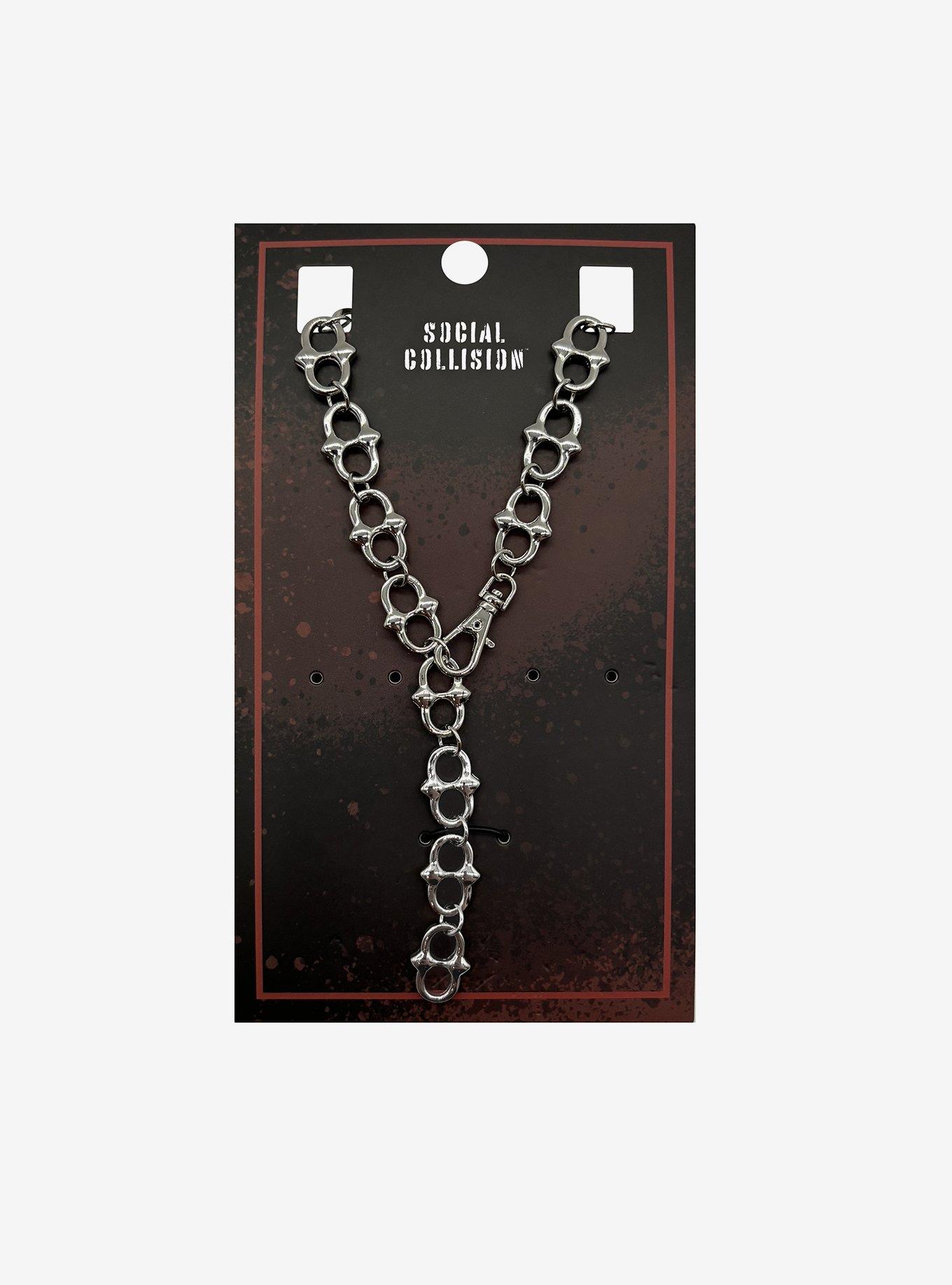 Social Collision Soda Tab Lariat Necklace, , hi-res