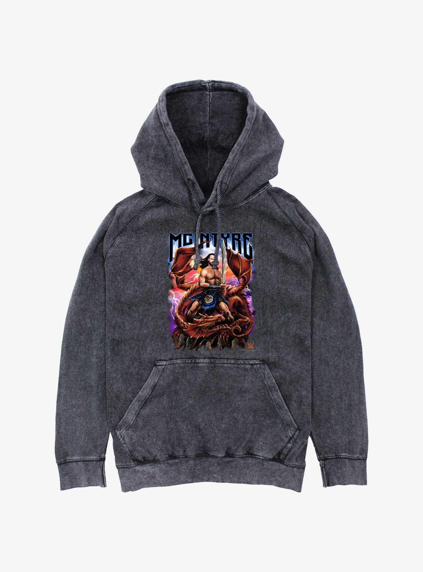 WWE Drew McIntyre Dragon Mineral Wash Hoodie, , hi-res