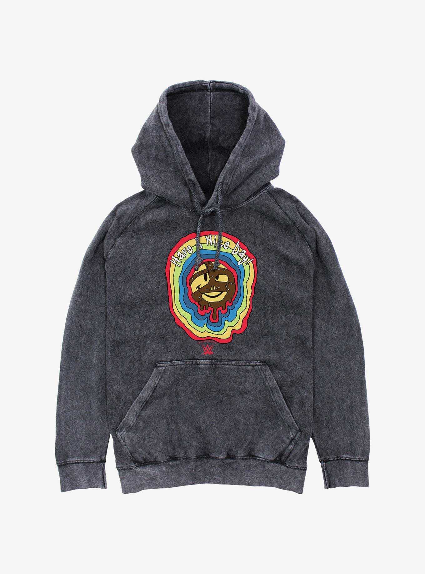 WWE Mick Foley Mankind Have A Nice Day! Mineral Wash Hoodie, , hi-res