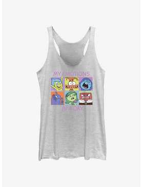 Disney Pixar Inside Out 2 My Emotions In A Day Girls Tank, , hi-res