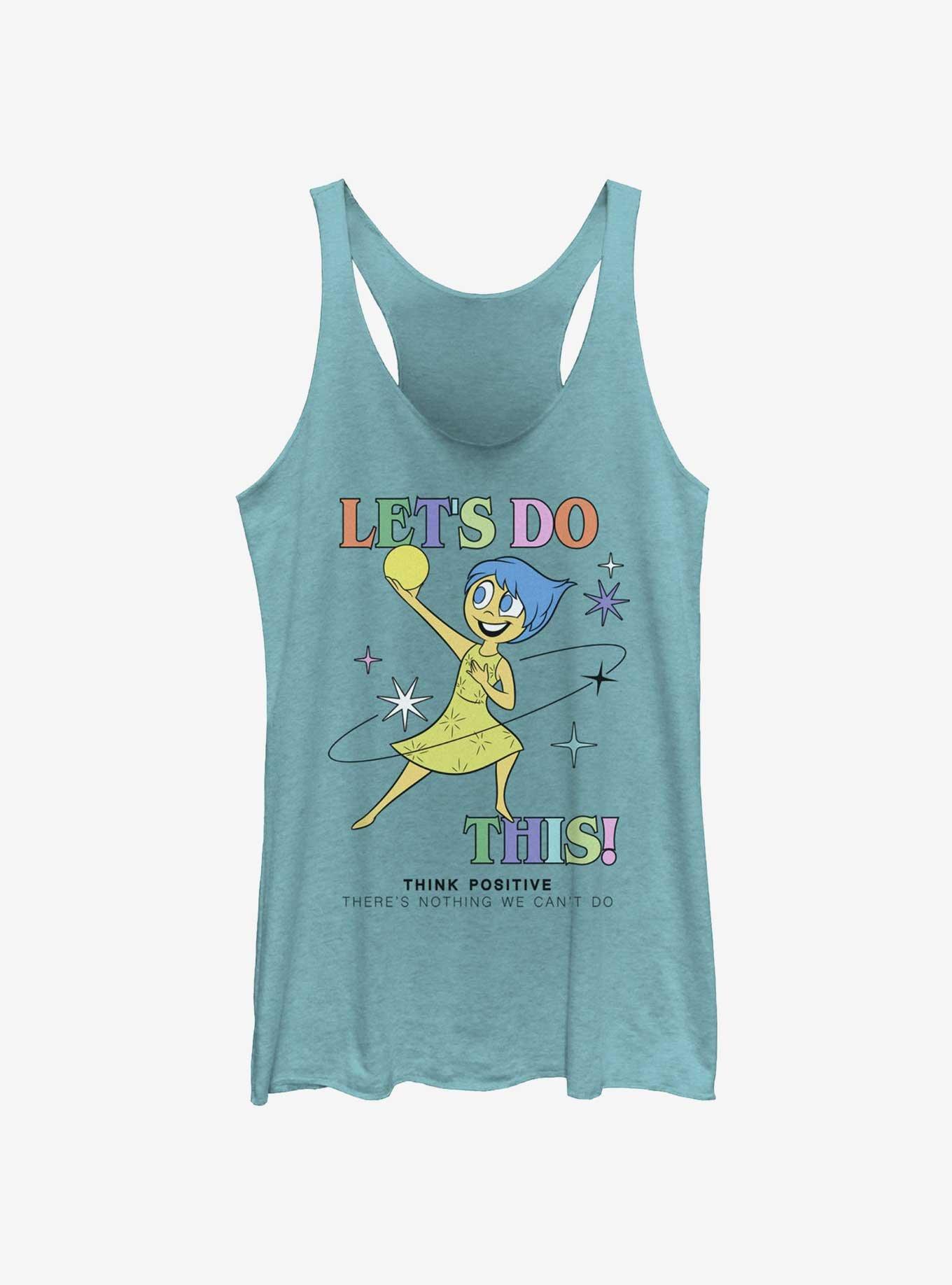 Disney Pixar Inside Out 2 Let's Do This Joy Girls Tank, TAHI BLUE, hi-res