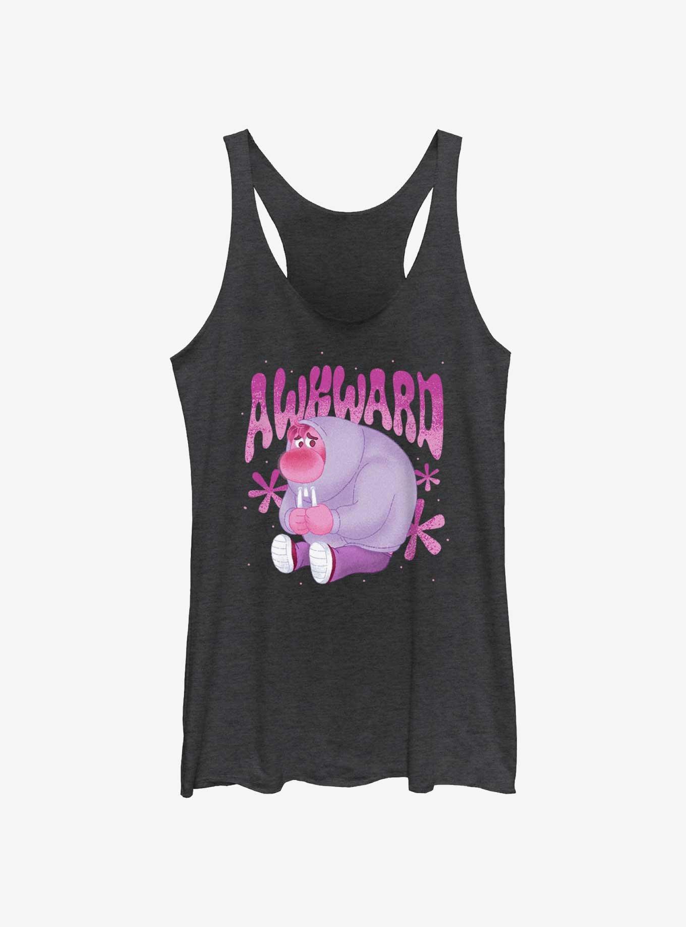 Disney Pixar Inside Out 2 Always Awkward Girls Tank, BLK HTR, hi-res