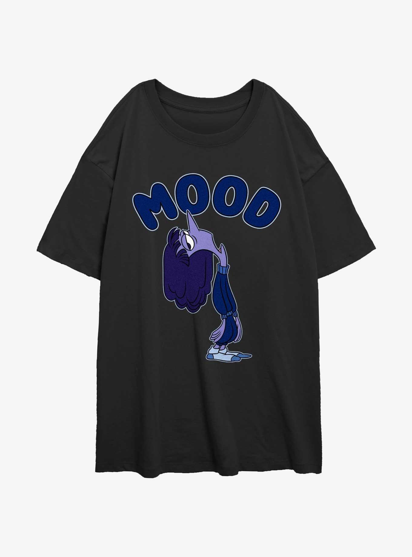 Disney Pixar Inside Out 2 Ennui Mood Girls Oversized T-Shirt, , hi-res