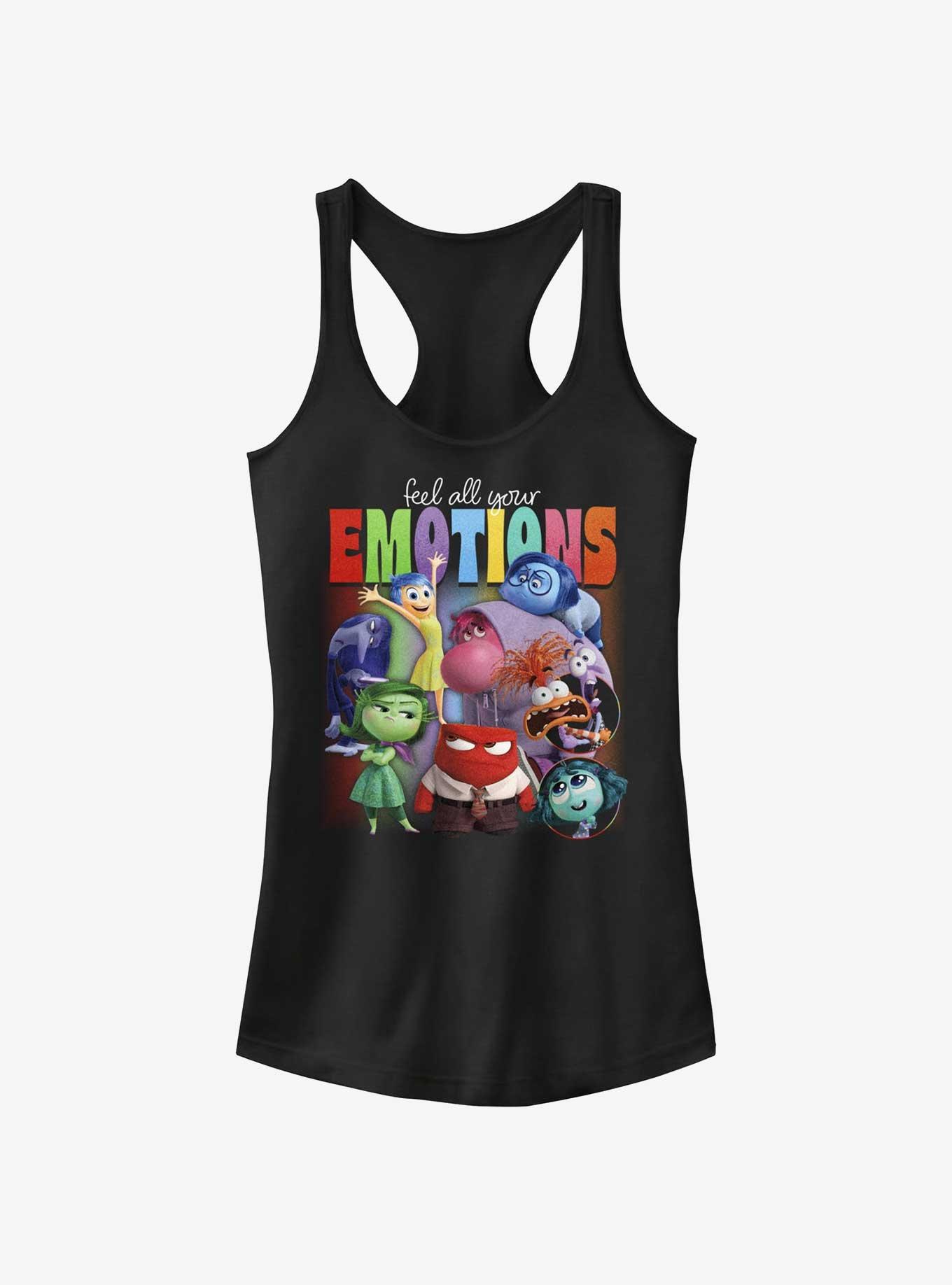 Disney Pixar Inside Out 2 Feel Your Emotions Girls Tank, BLACK, hi-res