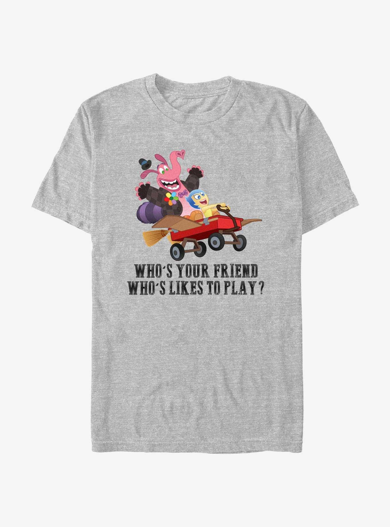 Disney Pixar Inside Out 2 The Bing Bong Song Who's Your Friend T-Shirt, ATH HTR, hi-res
