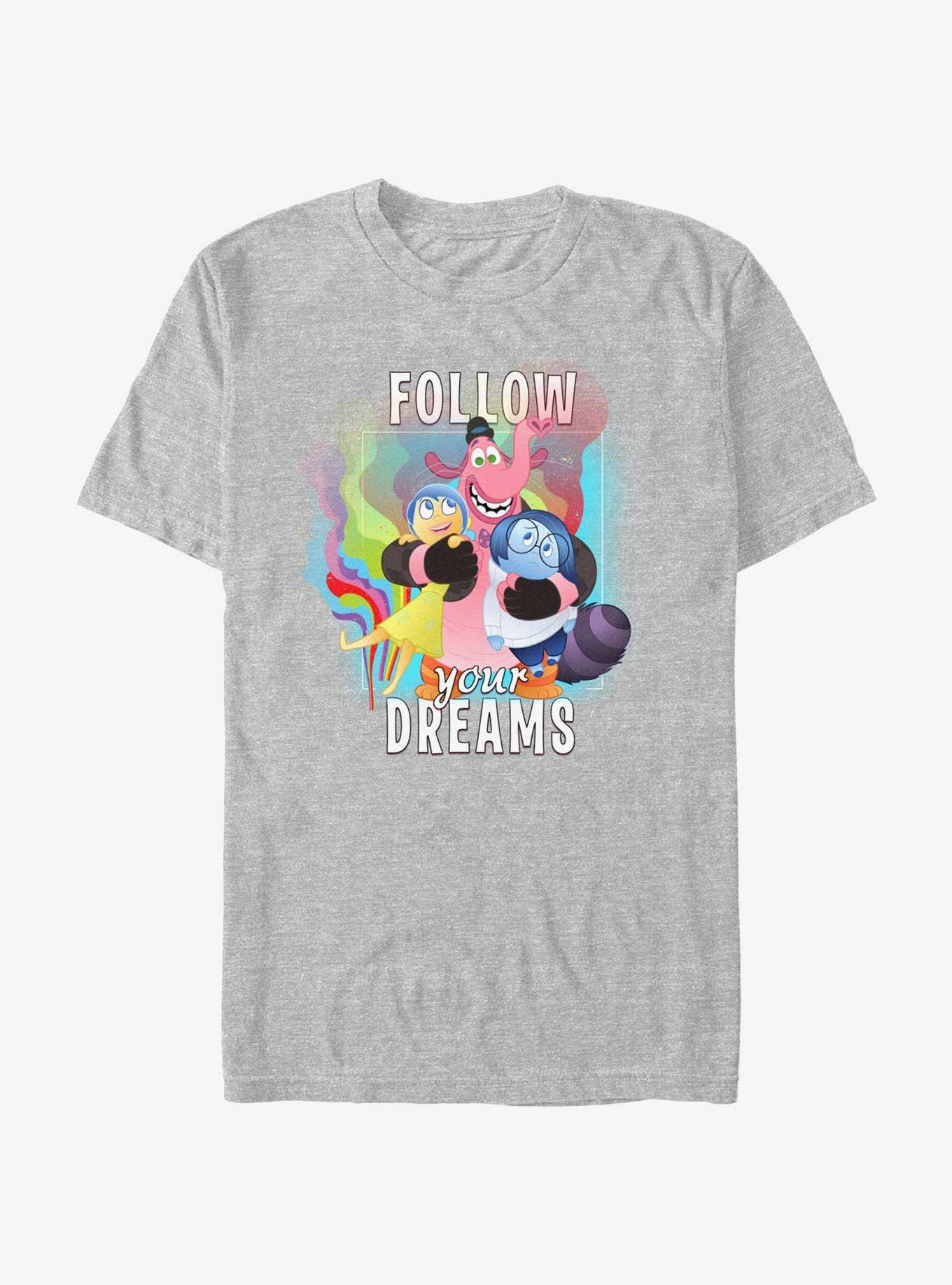 Disney Pixar Inside Out 2 Follow Your Dreams T-Shirt, ATH HTR, hi-res