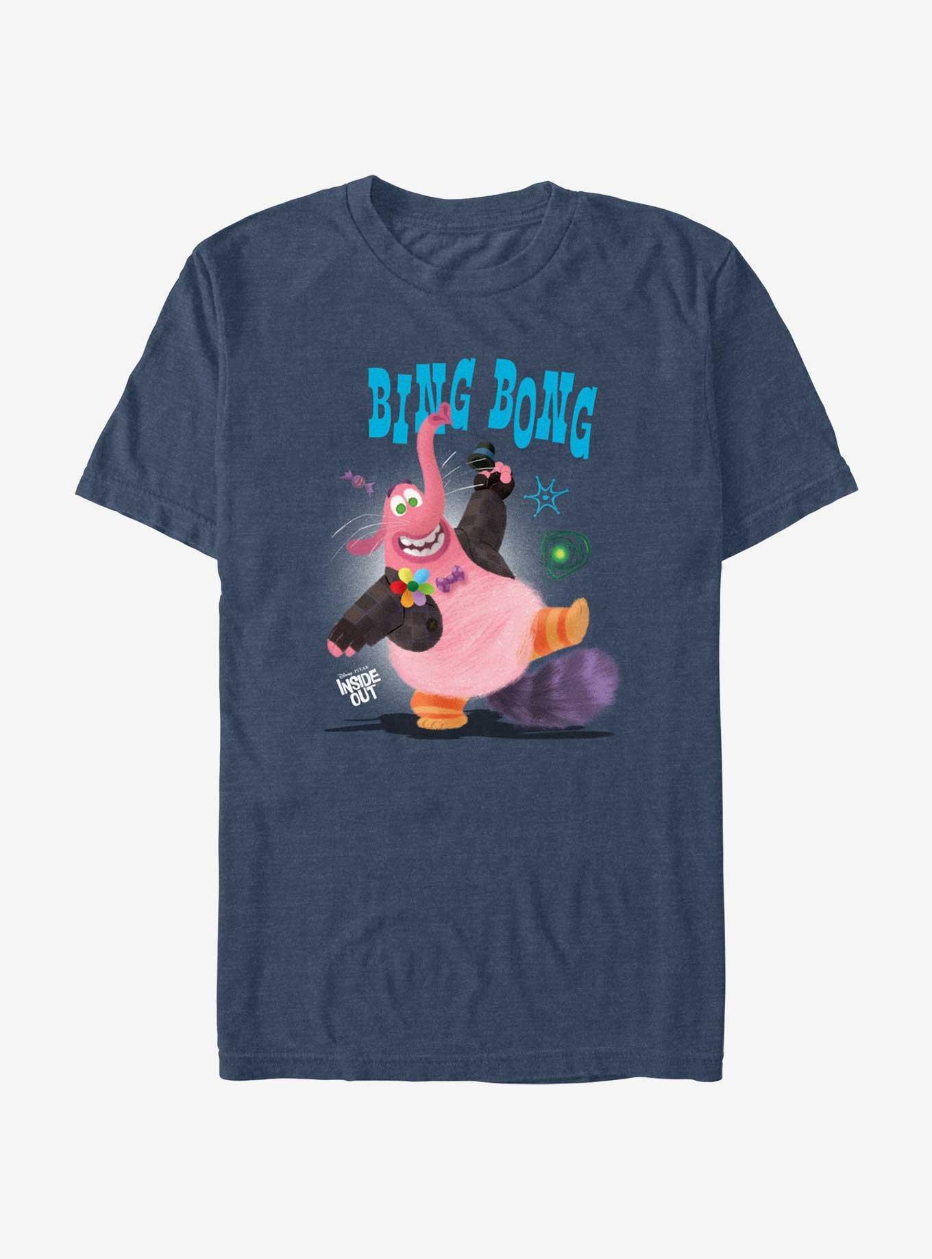 Disney Pixar Inside Out 2 Happy Elephant Bing Bong T-Shirt, NAVY HTR, hi-res