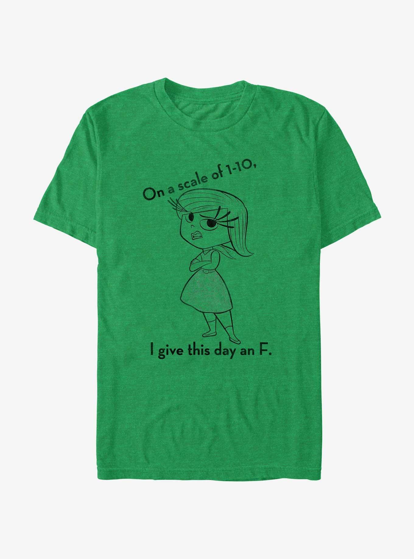 Disney Pixar Inside Out 2 Disgust This Day Is An F T-Shirt, , hi-res