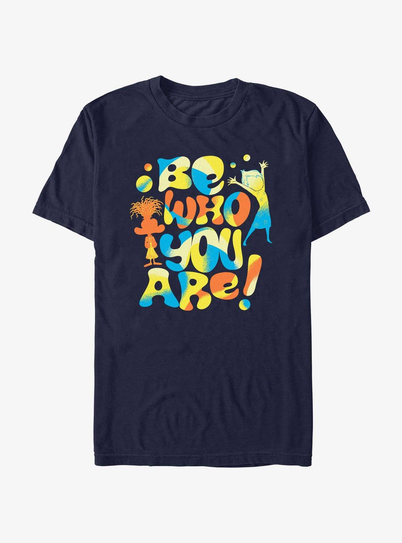 Disney Pixar Inside Out 2 Be Who You Are T-Shirt, NAVY, hi-res