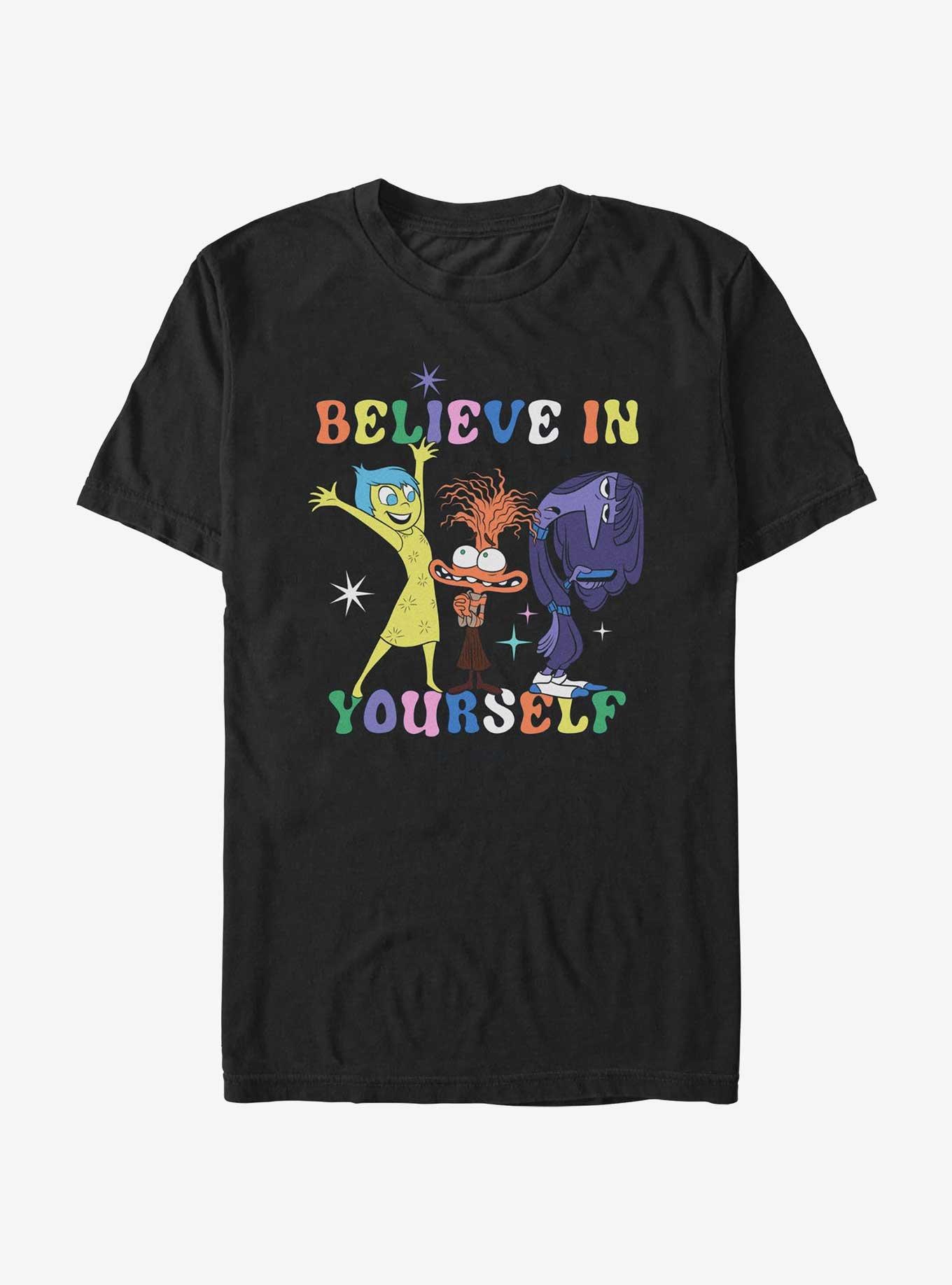 Disney Pixar Inside Out 2 Joy Believe In Yourself T-Shirt, , hi-res