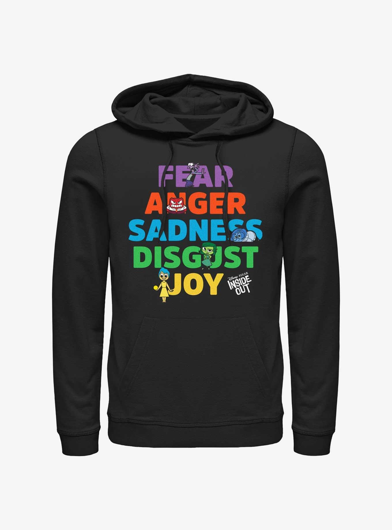 Disney Pixar Inside Out 2 All The Emotions Hoodie, , hi-res