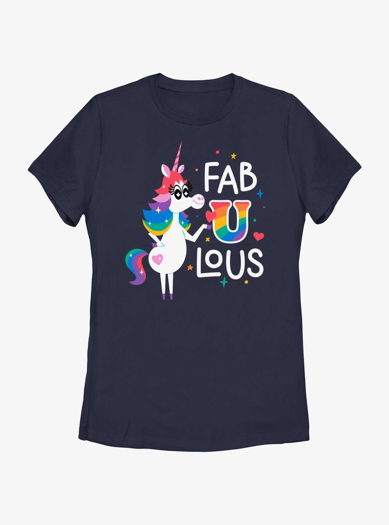 Disney Pixar Inside Out 2 Unicorn Fabulous Rainbow Womens T-Shirt, , hi-res