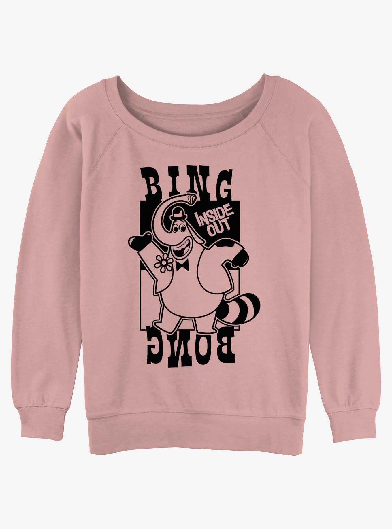 Disney Pixar Inside Out 2 Bing Bong Womens Slouchy Sweatshirt, DESERTPNK, hi-res