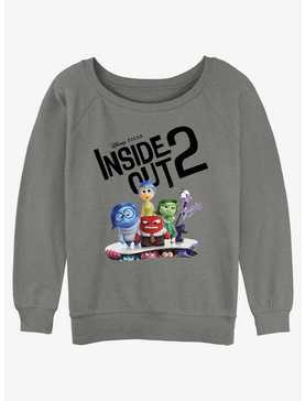Disney Pixar Inside Out 2 Movie Poster Womens Slouchy Sweatshirt, , hi-res
