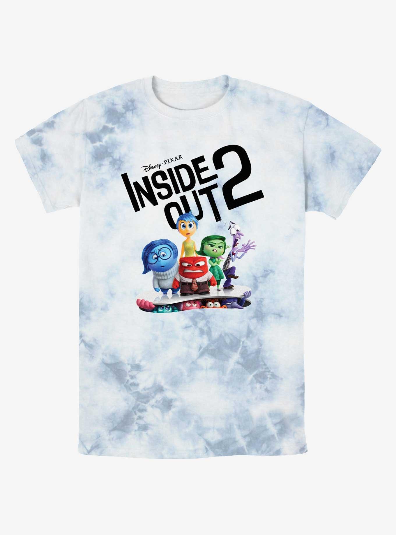 Disney Pixar Inside Out 2 Movie Poster Tie-Dye T-Shirt, , hi-res