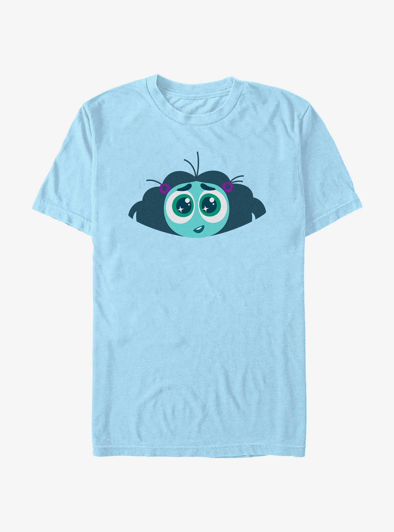 Disney Pixar Inside Out 2 Envious Head T-Shirt, LT BLUE, hi-res