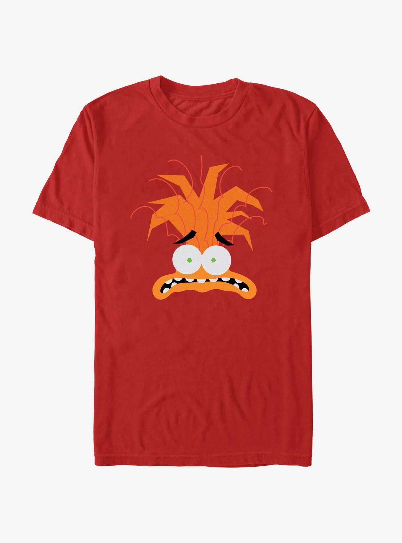 Disney Pixar Inside Out 2 Anxiety Head T-Shirt, RED, hi-res