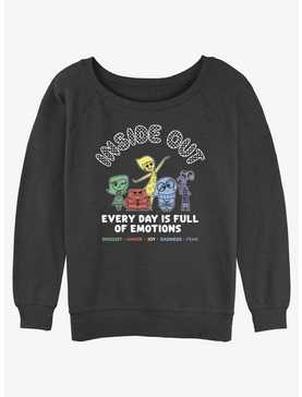 Disney Pixar Inside Out 2 Every Day Emotions Womens Slouchy Sweatshirt, , hi-res
