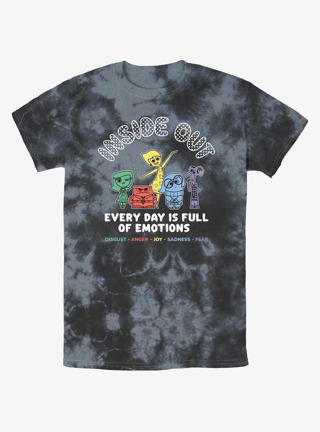 Disney Pixar Inside Out 2 Every Day Emotions Tie-Dye T-Shirt, , hi-res