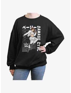 WWE Damage CTRL Bayley Kanji Action Anime Portrait Girls Oversized Sweatshirt, , hi-res